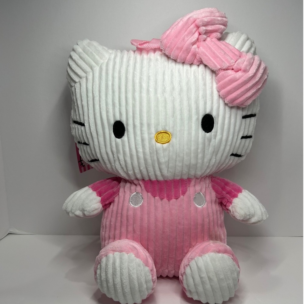 Hello Kitty Pink Corduroy Plush Mini Backpack Sanrio New with Tags‎